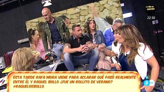 Rafa Mora desmiente su 'affaire' con Raquel Bollo