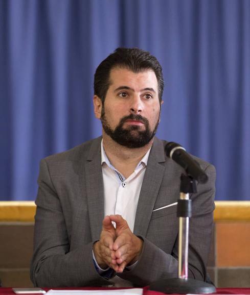 Luis Tudanca durante un acto celebrado la semana pasada.