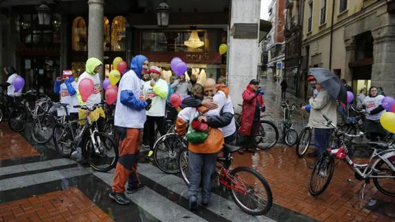 Manifestación de trabajadores de Dulciora en Valladolid. 