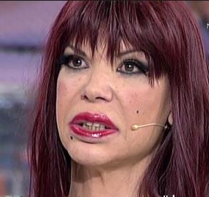 La Veneno, durante su paso por el programa 'Sálvame Deluxe' de Telecinco. 