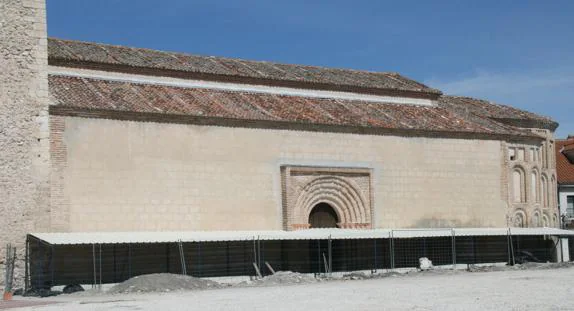 Zona donde se encontraron las sepulturas antropomorfas realizadas en ladrillo. M. R.