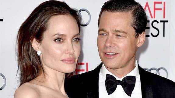 Angelina Jolie y Brad Pitt. 