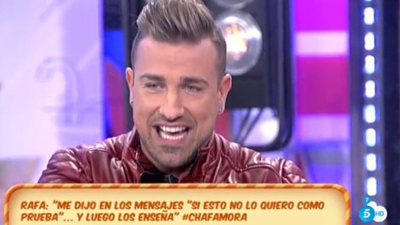 Rafa Mora se vuelve a meter con Raquel Bollo