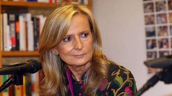 Isabel San Sebastián durante la presentación de su libro.