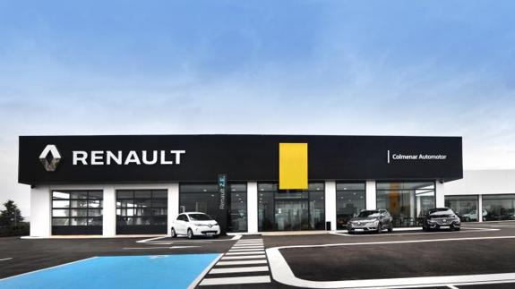 Nueva imagen exterior de los concesionarios de Renault. / EL NORTE 