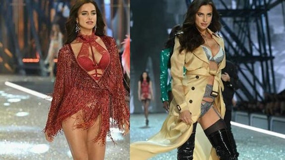 Irina Shayk desfila embarazada de 3 meses