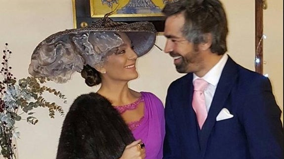 Raquel Bollo, exultante con su nuevo novio