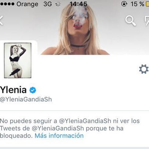 Adara, sorprendida con Ylenia por bloquearle en Twitter