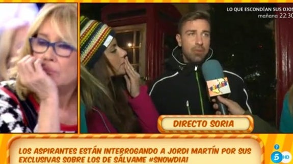Rafa Mora se ríe de Pilar Soto en 'Sálvame Snow Week'