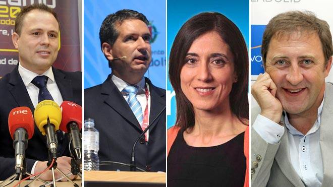 Alberto Hernández, Miguel A. Turrado, Pilar López y Tomás Castro. 