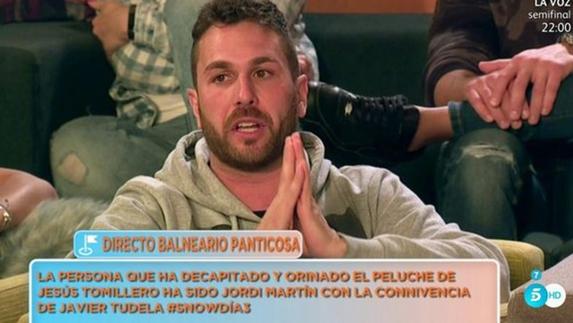 Jordi Martín, expulsado de la 'Sálvame Snow Week'