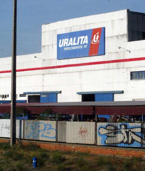 Antiguas instalaciones de Uralita en la carretera de Madrid. 