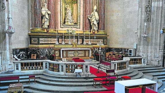 Presbiterio de la Catedral de Segovia. 