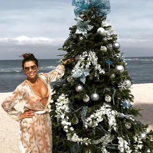 Eva Longoria pasa sus vacaciones de Navidad en México