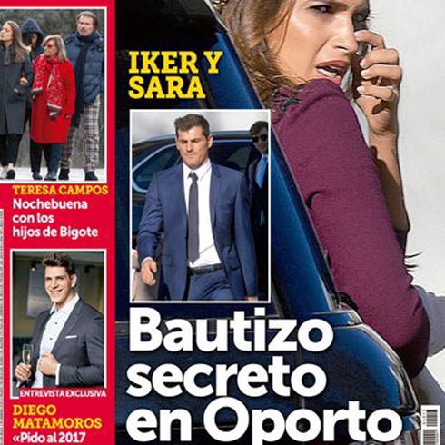 Lucas, el hijo de Sara Carbonero e Iker Casillas, bautizado en Oporto