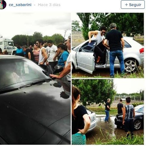 Ricardo Darín y su hijo Chino son rescatados