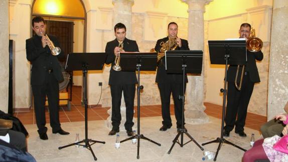 El cuarteto ‘Ribera Brass Ensemble'. 