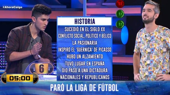 Álex y Nacho, en 'Ahora caigo'. 