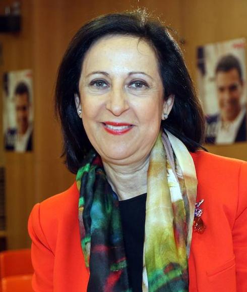 La magistrada Margarita Robles, en la sede del PSOE de Valladolid. H