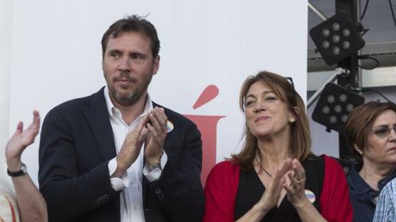 Óscar Puente y Soraya Rodríguez, en una imagen de archivo.