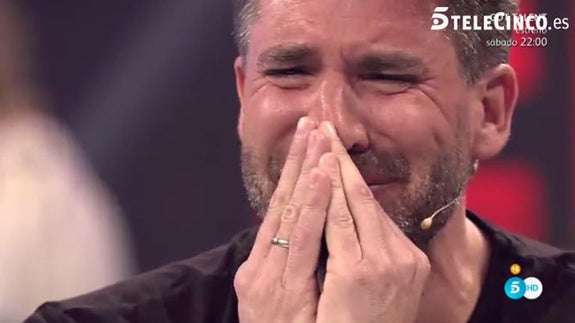 Toño Sanchís llora desconsoladamente en el plató de 'Gran Hermano VIP'