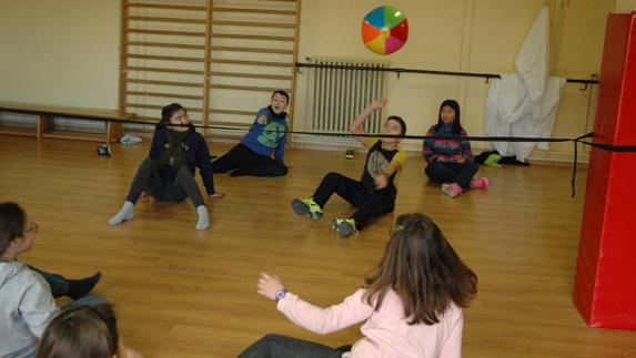 El voleibol sentado fue una de las actividades.