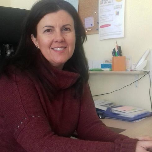 La psicóloga clínica, María Noel Firpo, en su despacho del centro Sinapsis. 