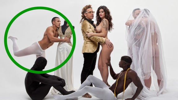 Un 'Casado a primera vista' posó desnudo junto a la 'Superviviente' Lola Ortiz