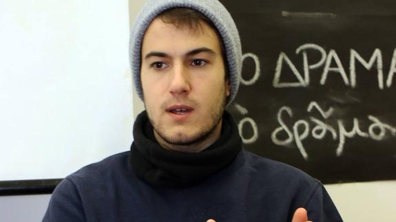 Luis Iván Cuende ha estado estos días en el instituto María Zambrano de El Espinar, en una charla organizada por el departamento de Tecnología. 