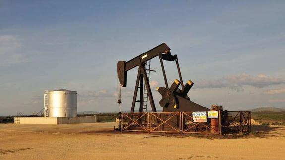 Pozo petrolífero de Ayoluengo, en Burgos. 