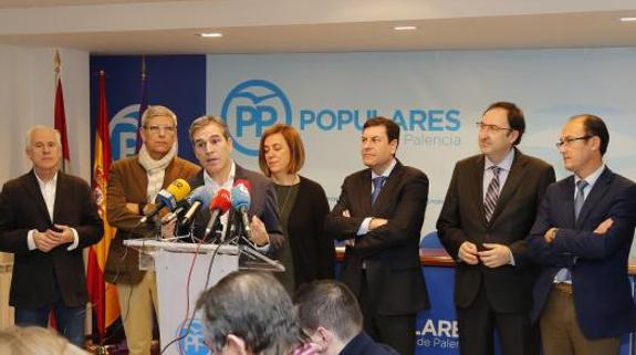 Presentación del encuentro de parlamentarios en el PP.