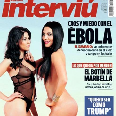 Arantxa y Mihaela de 'Myhyv', portada de 'Interviú'