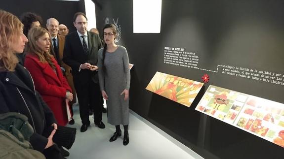 Inauguración de la exposición sobre Cervantes en el Lecrác.