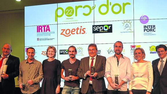 Entrega de los premios correspondiente a la edición del año pasado. 