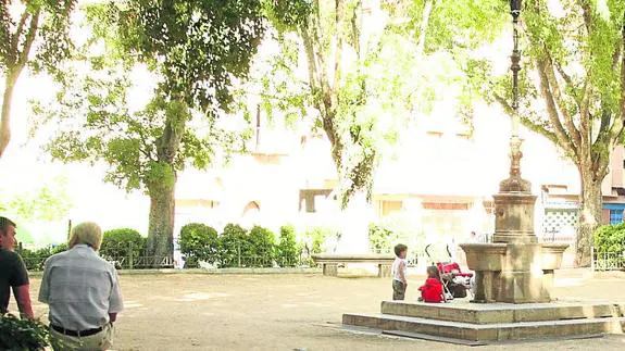 Plaza de Santa Eulalia, enclave histórico del arrabla segoviano. 