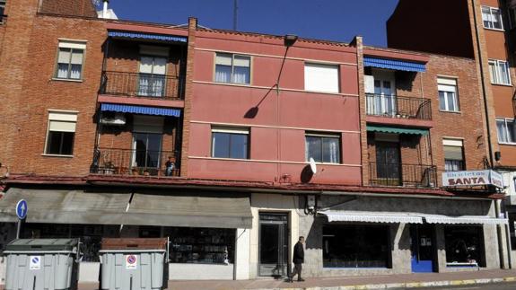 Calle Villabáñez donde ocurrió el tiroteo. 