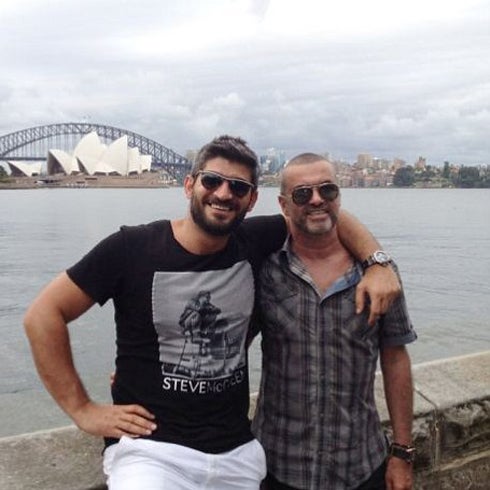 Fadi Fawaz con George Michael. 