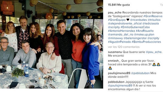 Reencuentro de los actores de 'Gran Reserva'