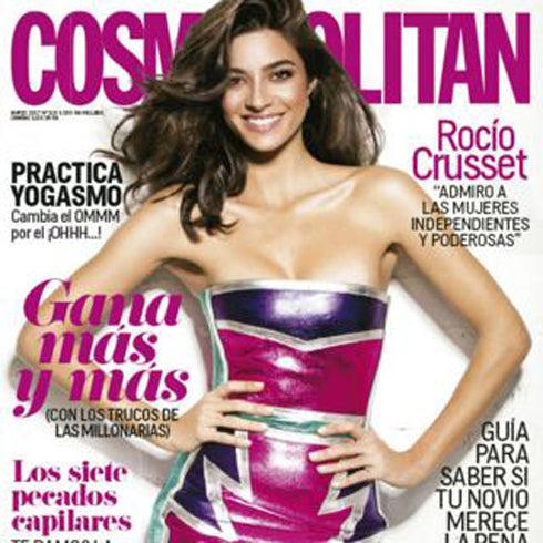 Rocío Crusset, portada de 'Cosmopolitan'. 