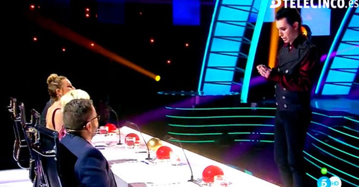 Un fallo técnico echa por tierra un truco de magia en 'Got talent'
