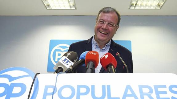 Silván durante la rueda de prensa.