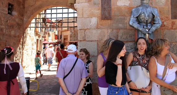 La feria Ayllón Medieval, «tocada de muerte»