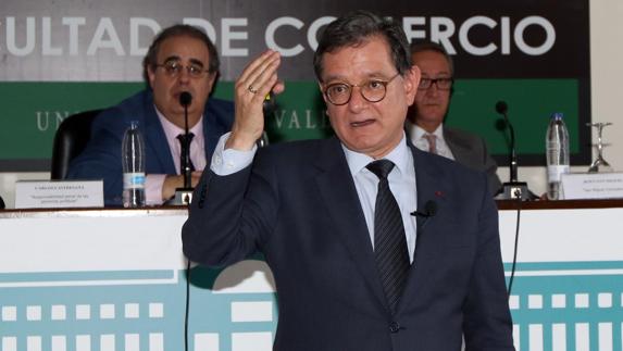 Castresana, surante su intervención.