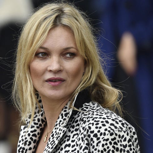 La modelo británica Kate Moss. 