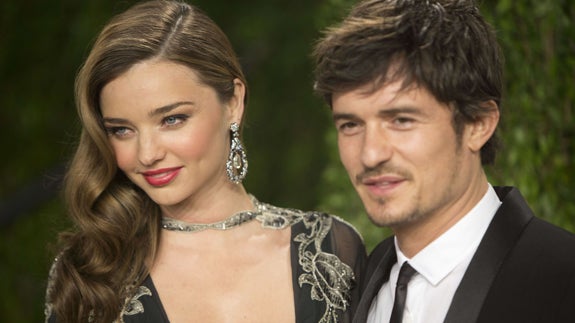 Miranda Kerr y Orlando Bloom. 