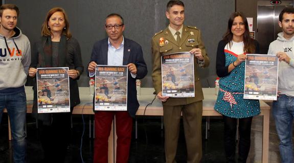 Asistentes a la presentación de la UVA Running Race.