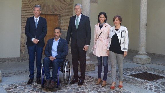 José Francisco Hernández, Ángel de Propios, José Luis Rivas, Patricia Rodríguez y Consuelo Muñoz