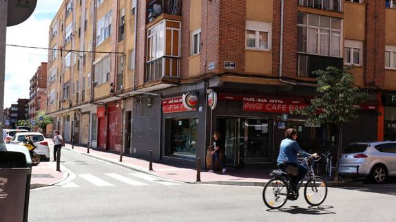 La zona del atropello a primera hora de la tarde de hoy.