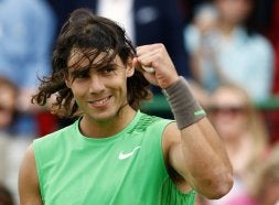 Nadal celebra su victoria frente a Karlovic en Queens./ ALESSIA PIERDOMENICO-REUTERS