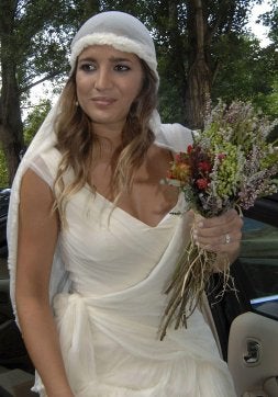 La actriz Lucía Jiménez se casa en su Segovia natal